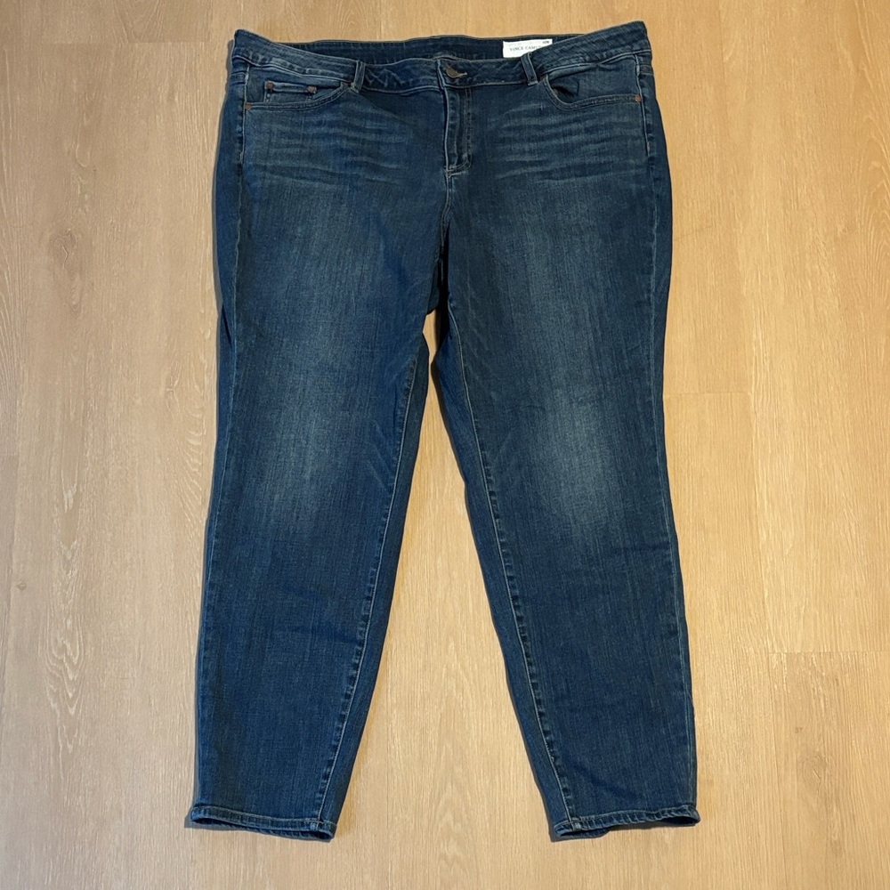 Vince Camuto Women's Skinny Jeans - Dark Blue